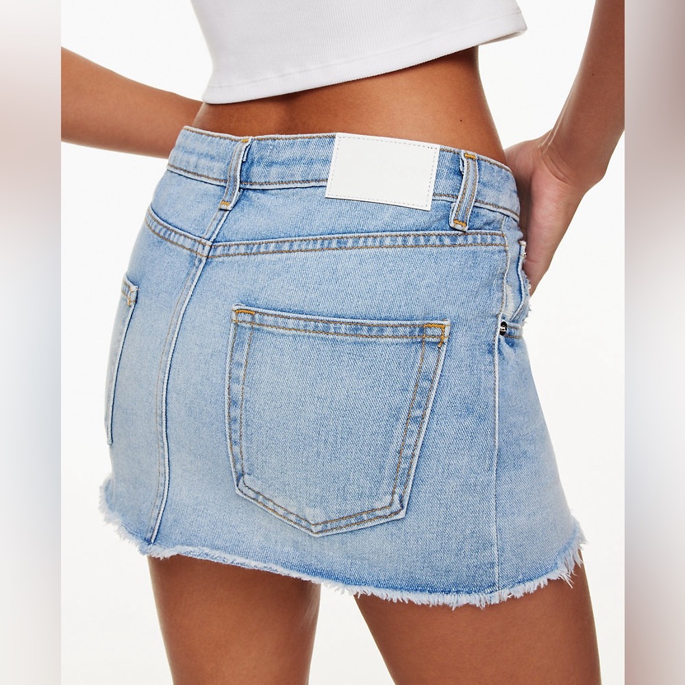 NWT EB Denim micro denim skirt
